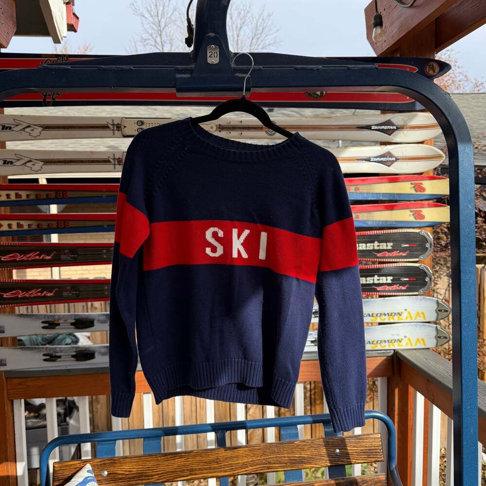 Kids Block Ski Crewneck Sweater – Ellsworth + Ivey